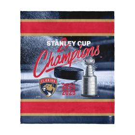 Florida Panthers NHL Multiply Silk Touch Throw Blanket 50x60 inches