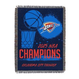 Oklahoma City Thunder NBA Victors Woven Tapestry 48 x 60 inches