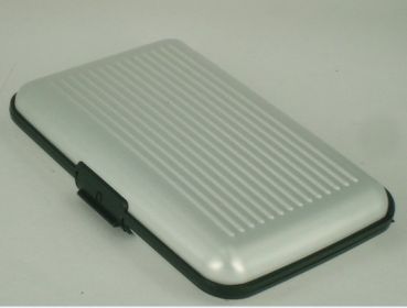 Aluminum Alloy Credit Card Bag, Business Card Holder Card (Color: Silver)